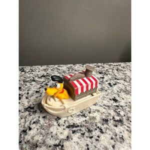 Disney Pluto Boat Toy Mini Figurine Nautical Kids‎ Play Fun